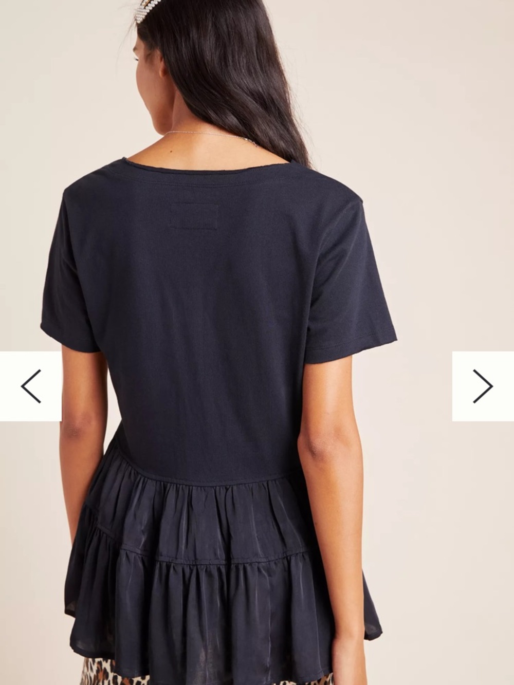 Louisa Tiered Tee Anthropologie